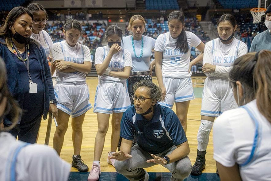 Window Rock Girls Use Defense, Rebounding to Rout Ganado 60-34