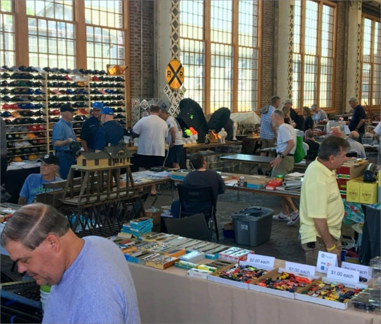 North Western Modelers head to Historic Spencer Shops train show