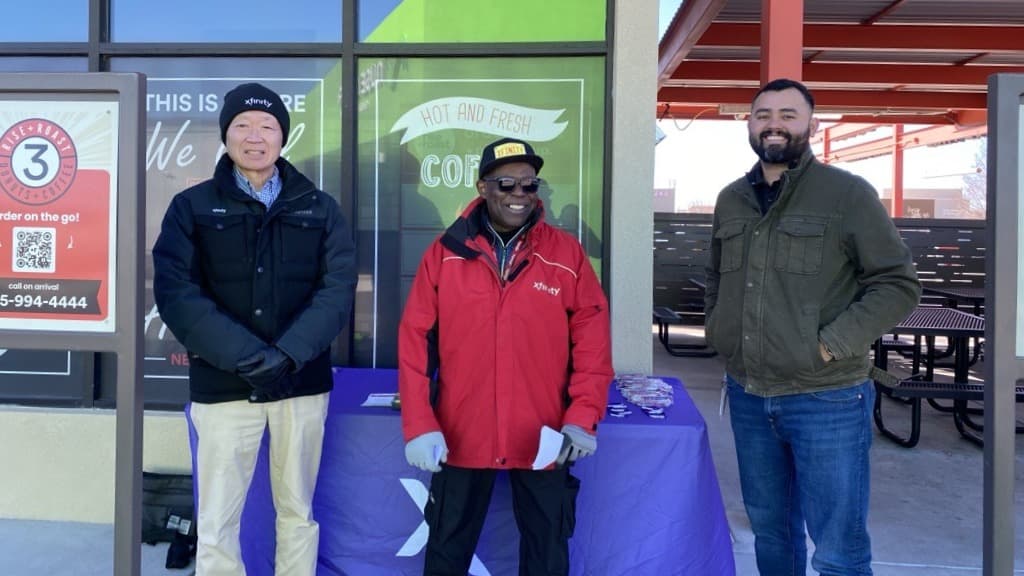 Comcast and Xfinity Host Pop-Up at Rise + Roast in Rio Rancho