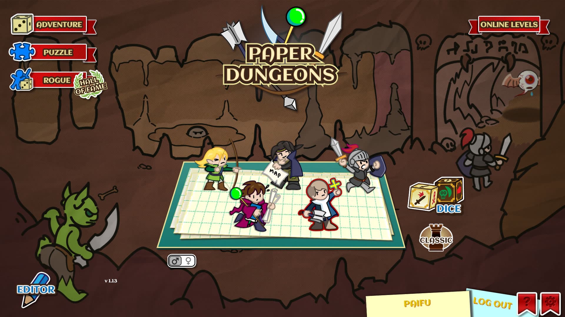Paper Dungeons Surpasses 1 Million Players, Reveals Co-op and Workshop