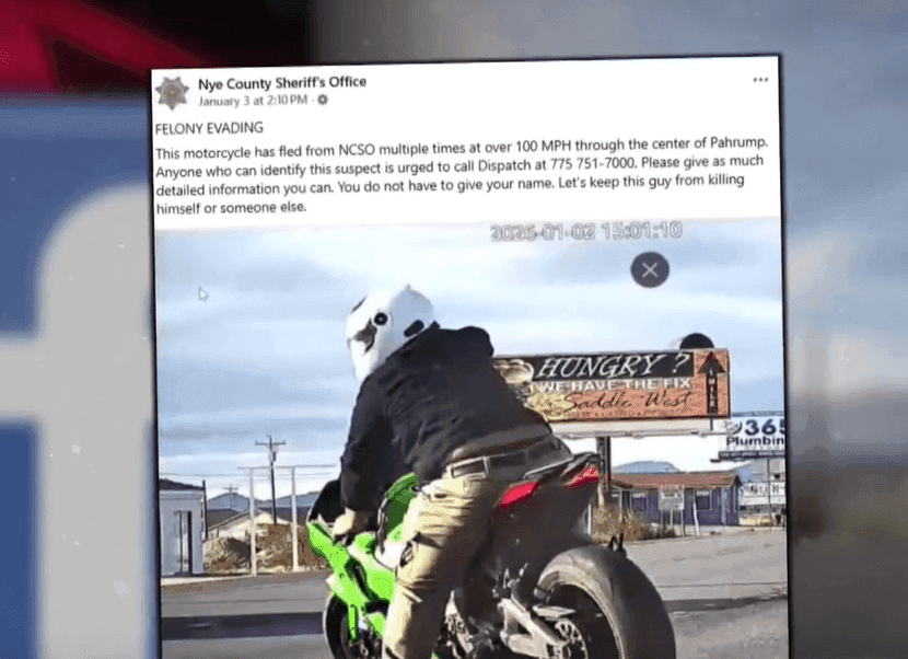 Nye County Deputies Search Las Vegas Home in Yearlong Motorcycle Probe