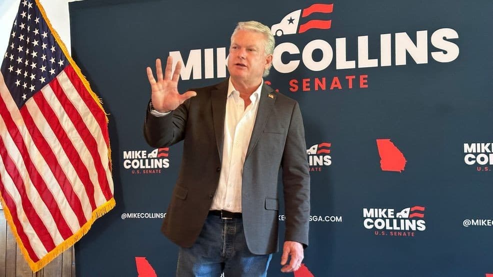 Mike Collins advances to Georgia GOP Senate runoff against Ossoff