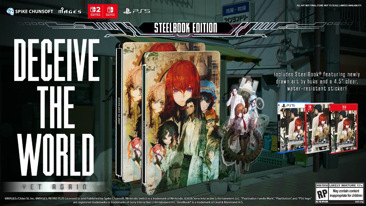Famitsu shows first Steins;Gate Reboot gameplay on Nintendo Switch 2