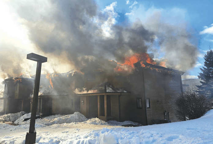 Three Townhomes Destroyed in Caribou Highlands Lodge Fire Near Lutsen