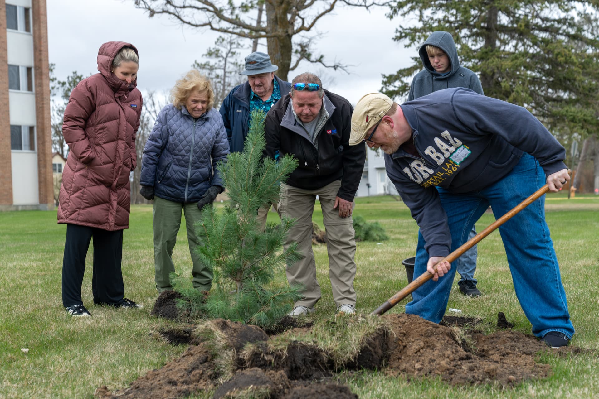 BSU plants 80 trees to restore campus after windstorm damage