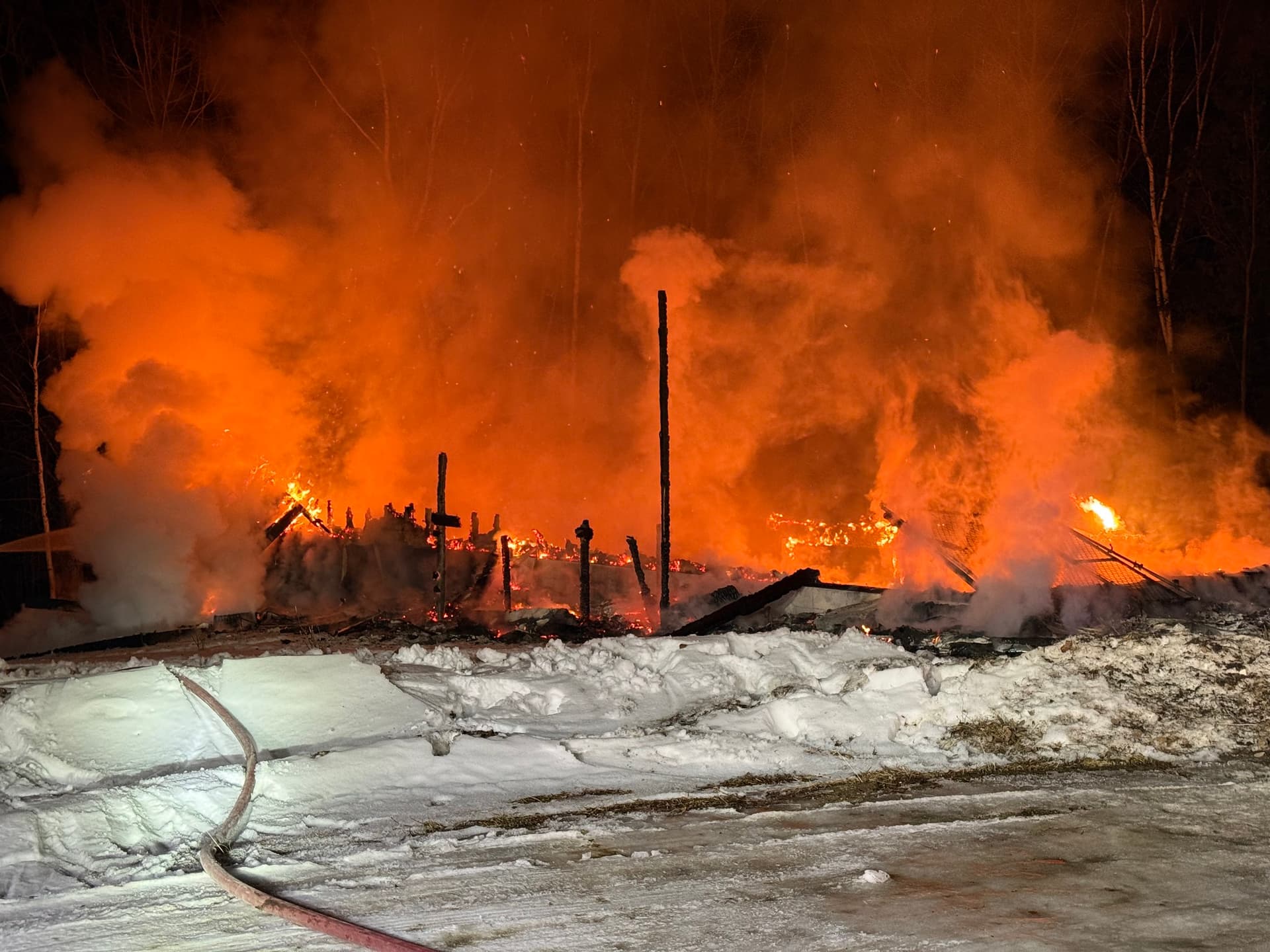 One Dead in House Fire on Peterson Lake Road North of Bemidji