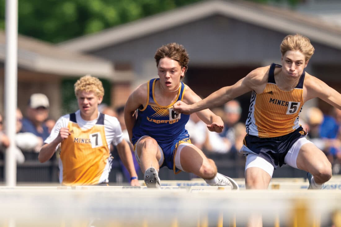 West Iron County boys tie for fourth at UP track finals