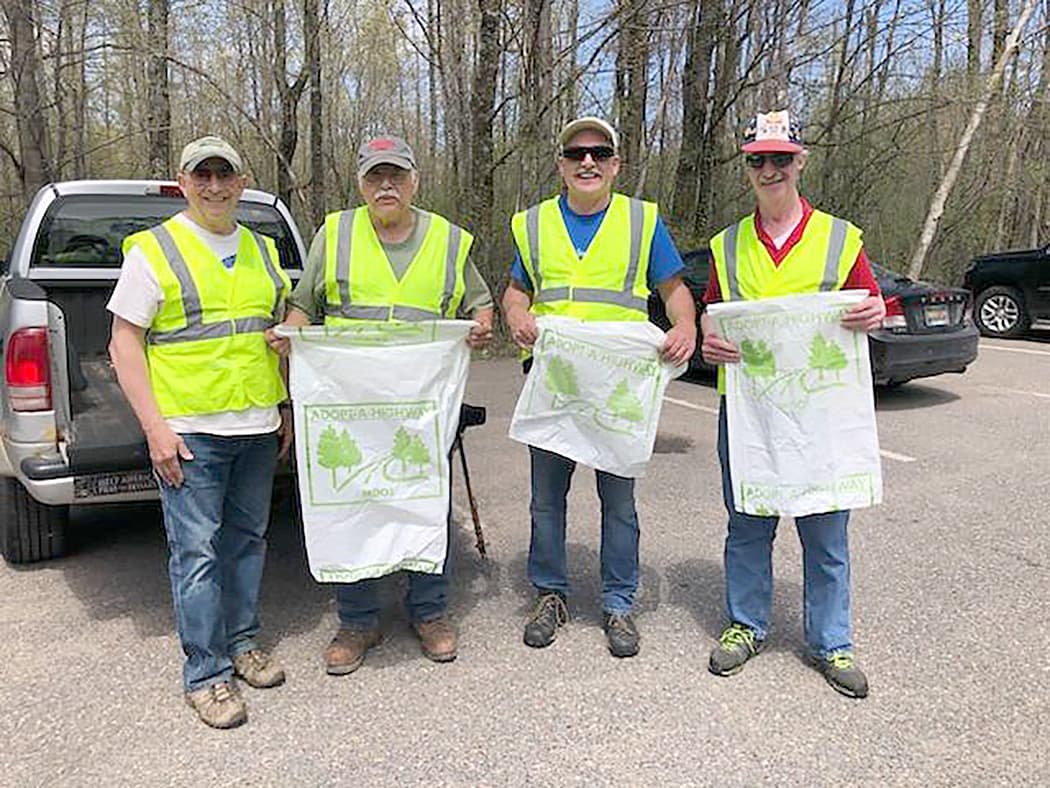 Iron River Knights of Columbus clean up U.S. 2 roadside stretch