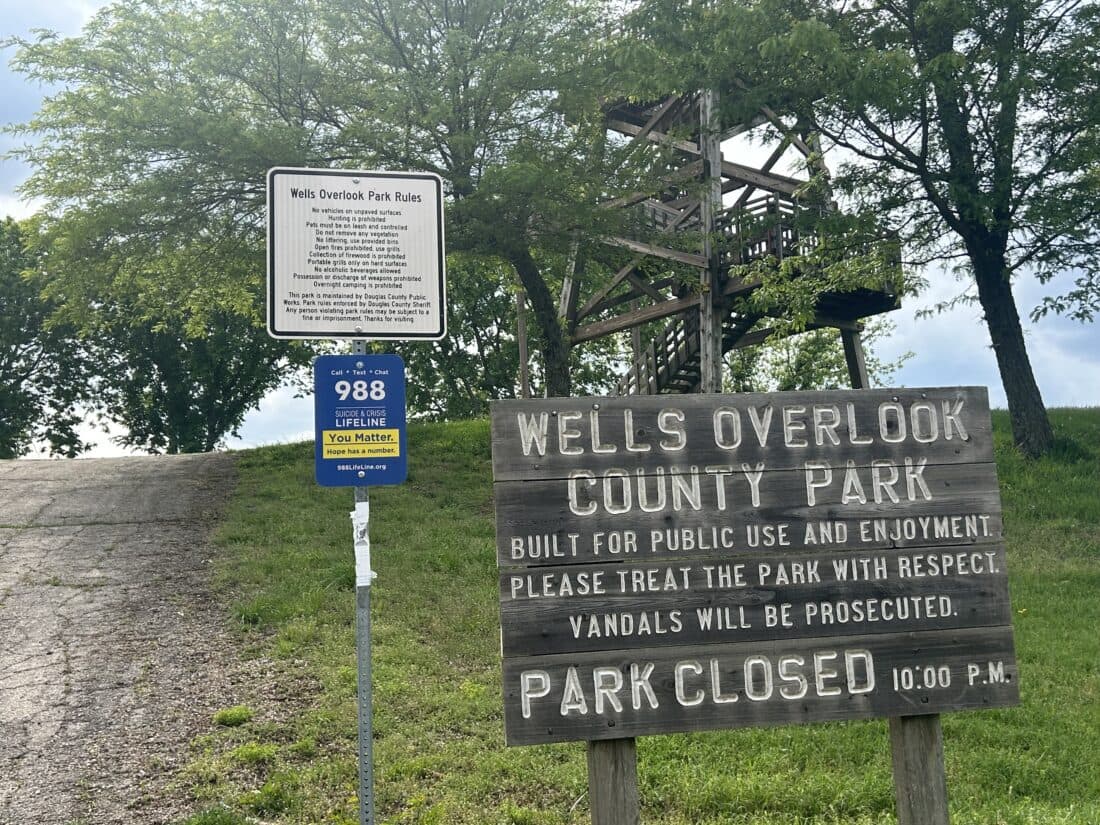 Douglas County parks add 988 crisis signs to prevent suicides