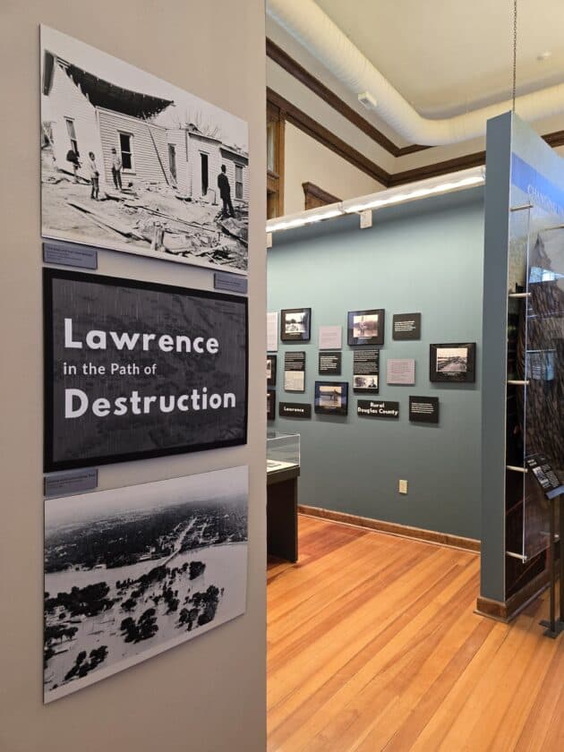 Watkins Museum exhibit revisits Lawrence tornado and Kansas River flood