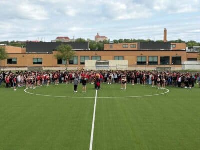 Lawrence High students film welcome video for Algerian World Cup team