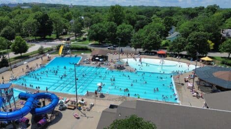 Lawrence outdoor aquatic center opens after week-long delay