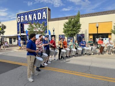Lawrence soccer celebration moves inside The Granada because of rain