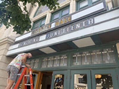 Liberty Hall facade restored after months of downtown construction