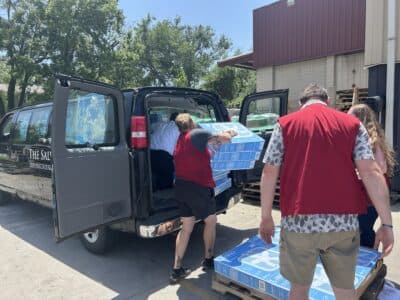 Lawrence fan drive raises 105 box fans for families in need