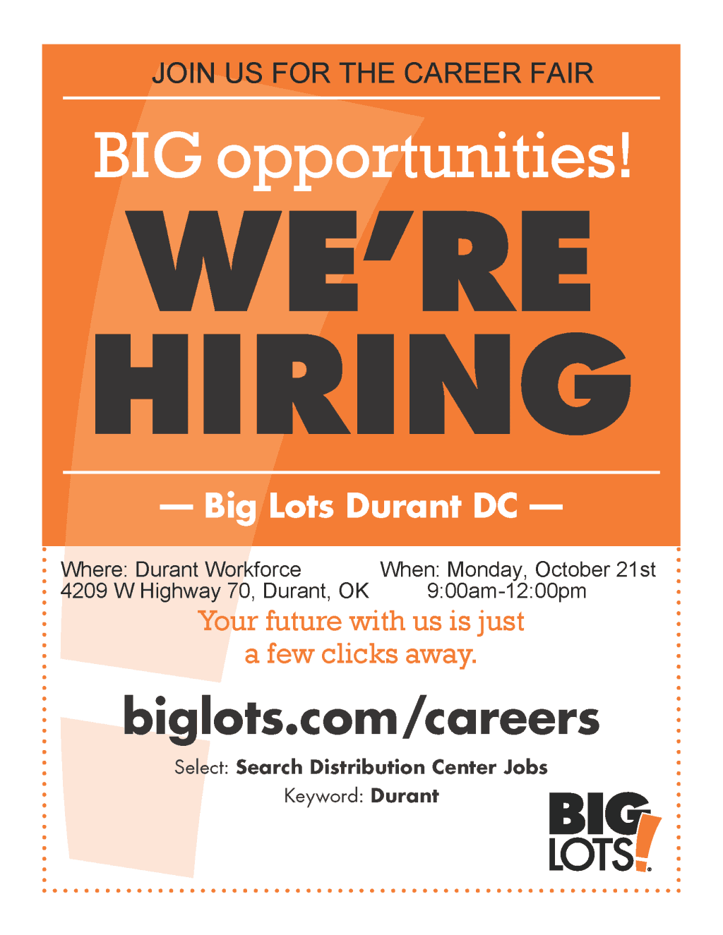 Big Lots workers see stronger hiring as job openings hold steady