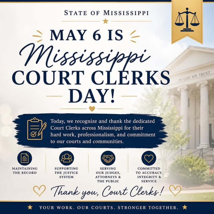 Oxford, Lafayette County court clerks honored for keeping justice system running