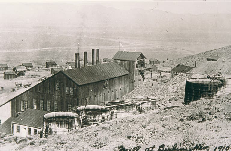Berlin-Ichthyosaur State Park preserves fossils and a mining ghost town