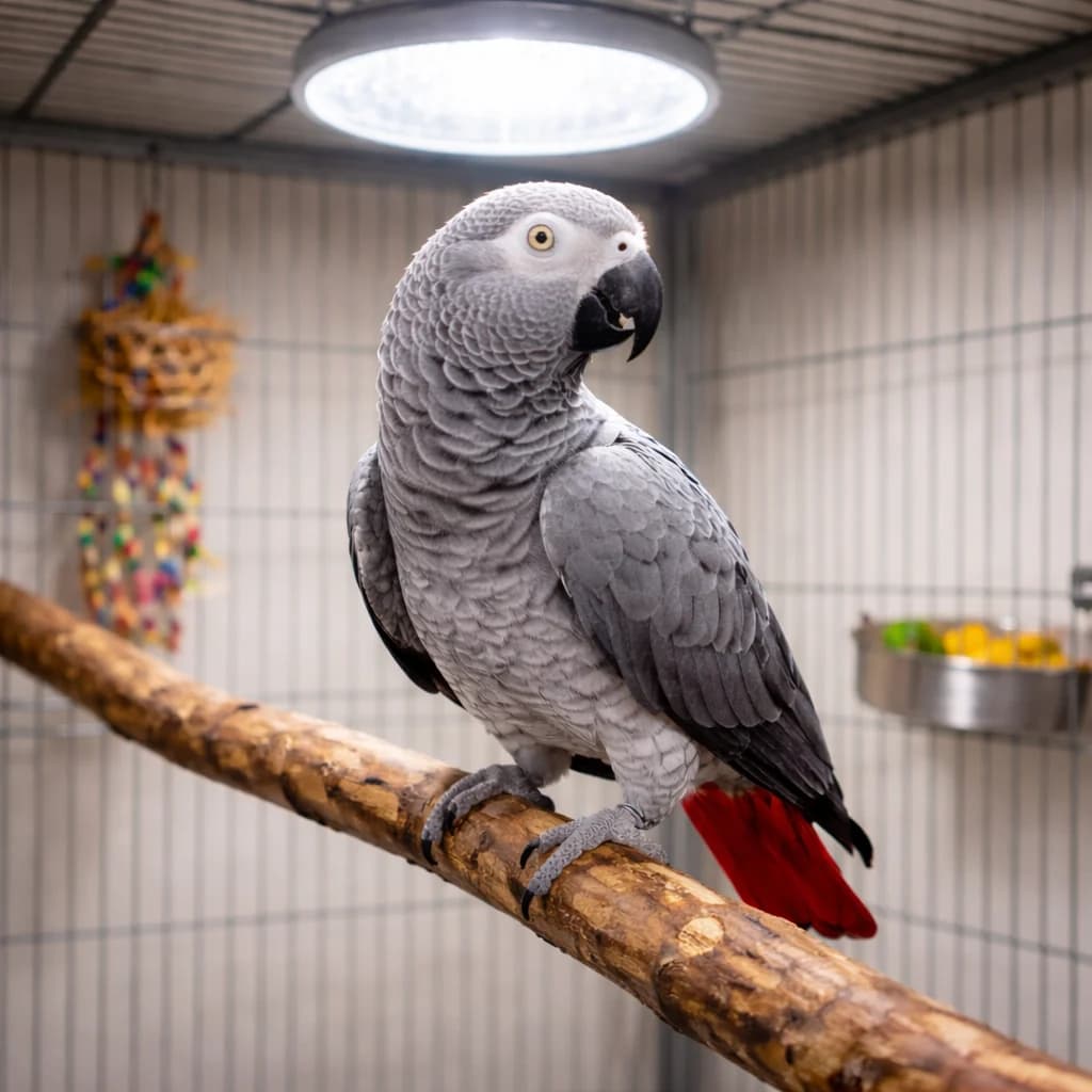 Winter Light Shortages Quietly Drain Calcium in Indoor Parrots