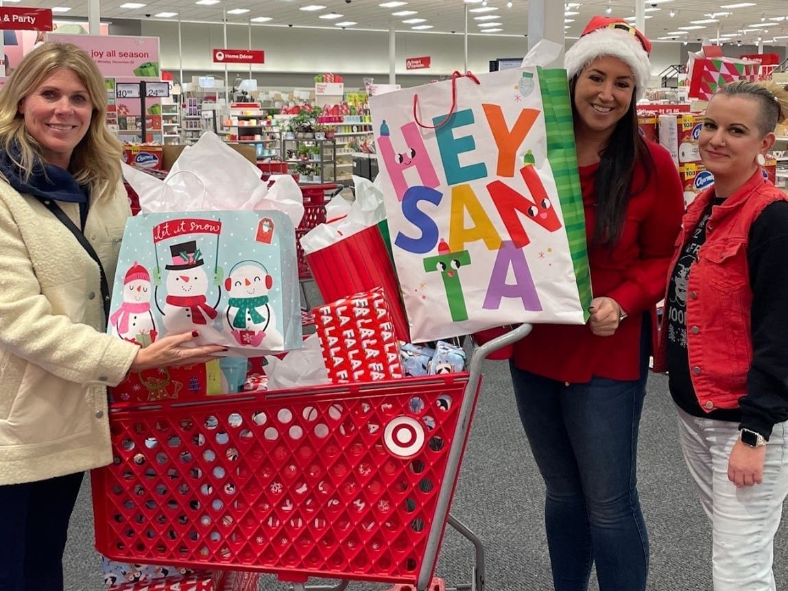 Glenview Target Employees Deliver Holiday Donations with YMCA
