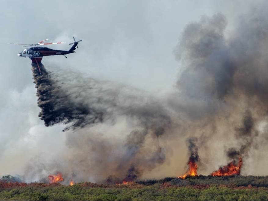 Vegetation fire near Laton stops at 15 acres, no homes threatened