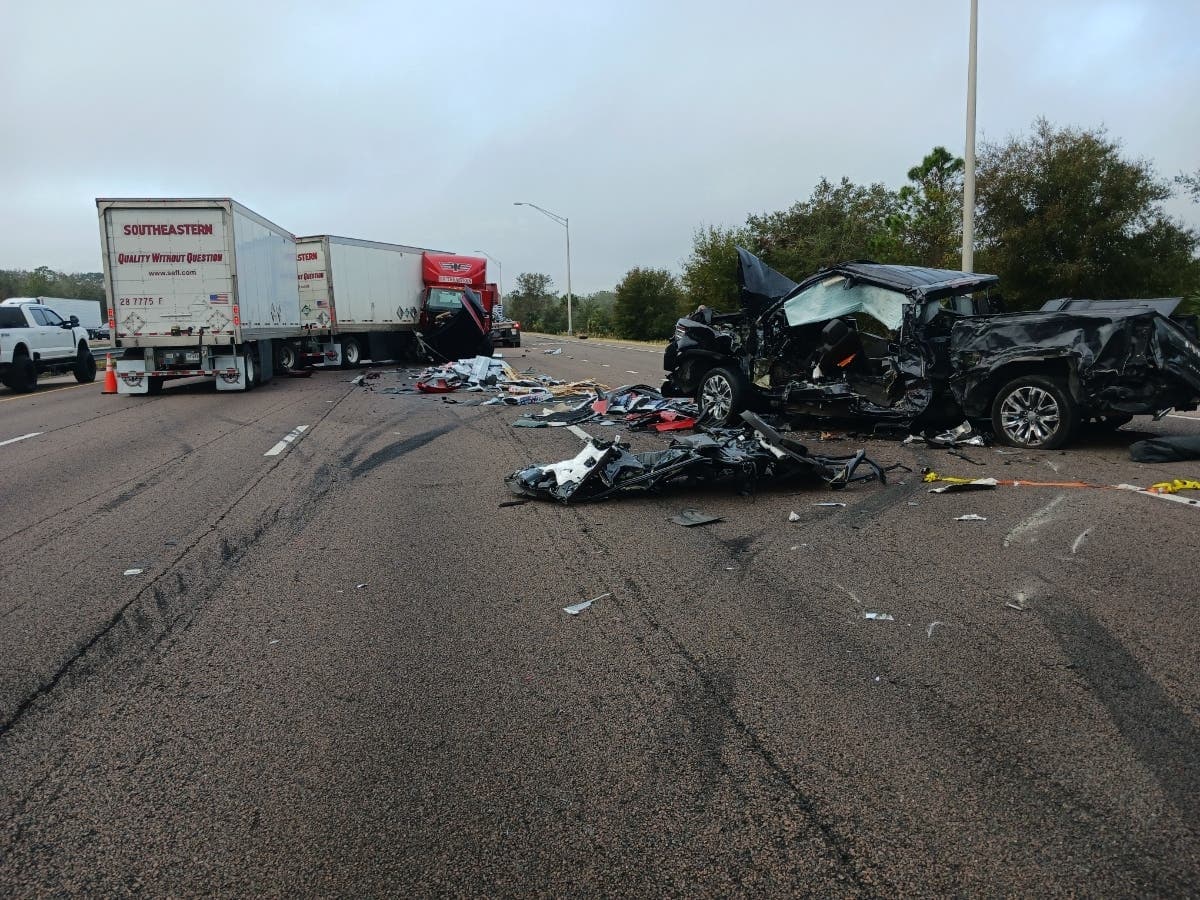 Northbound I-75 in Hernando County reopens after early morning crash
