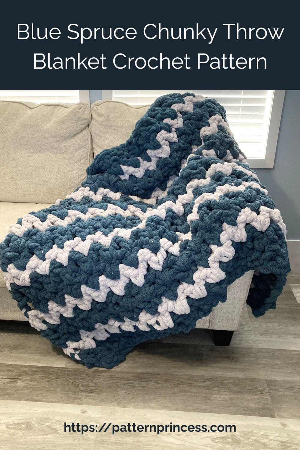 New Chunky Throw Pattern Offers Beginners a Quick, Cozy Blanket Finish