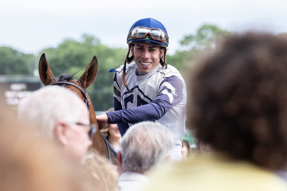 Irad Ortiz Jr. Sidelined After Gulfstream Unseat, X-Rays Clear
