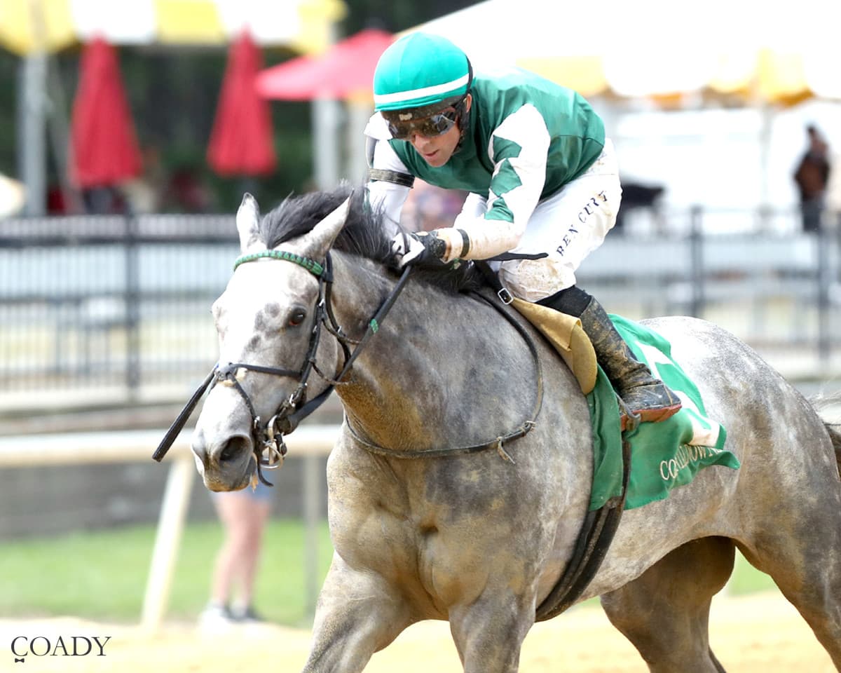Chasten Breaks Colonial Downs Dirt Mile Record in Sandy Bottom Stakes Debut