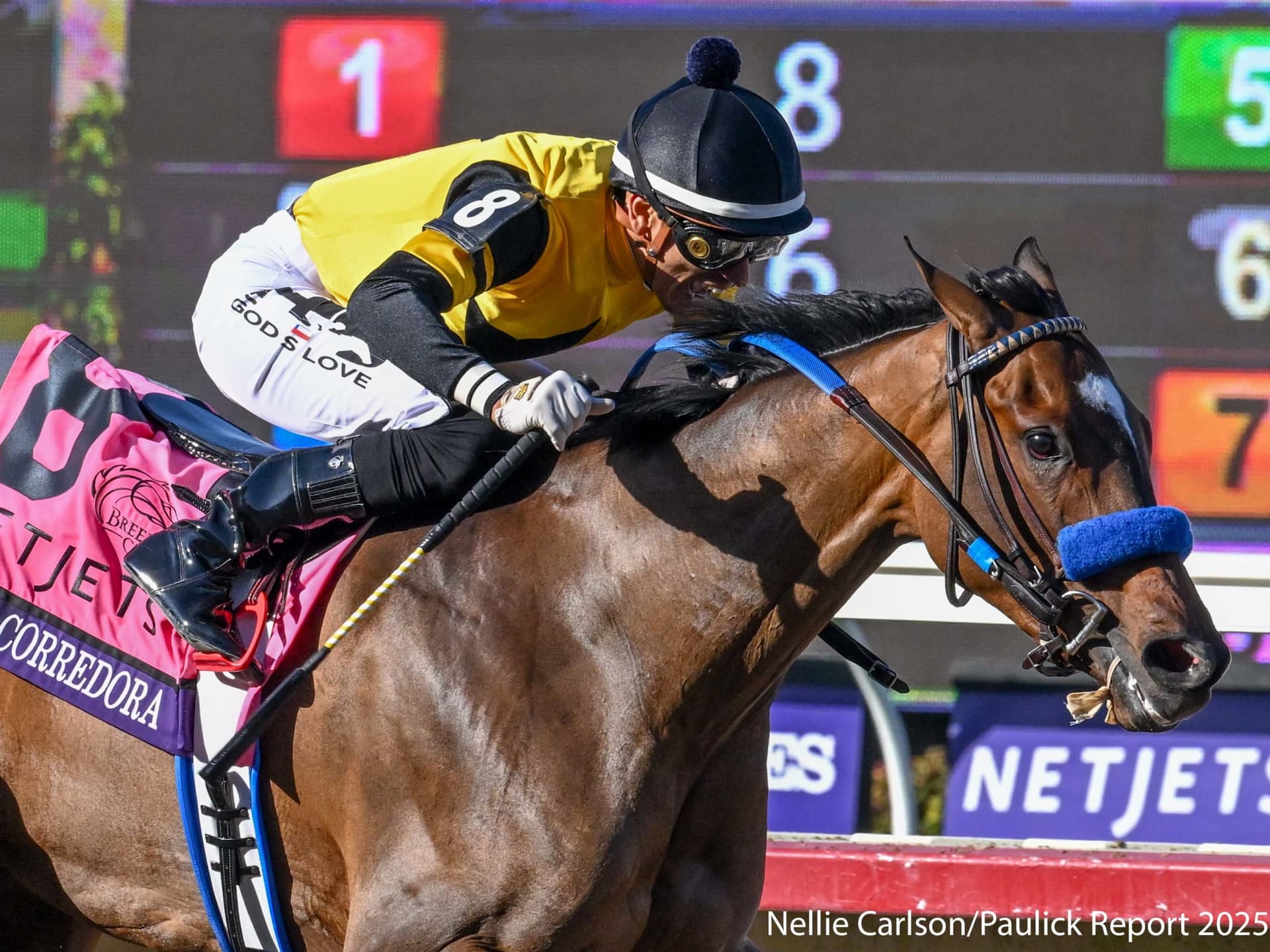 Super Corredora Ruled Out of Santa Anita Oaks After Fever Setback