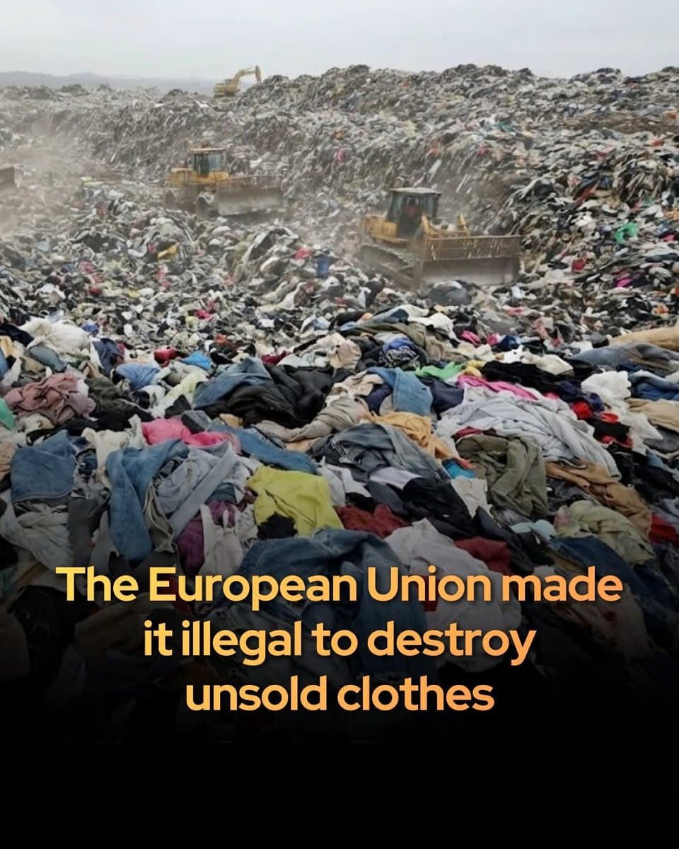 European Commission adopts ban on destroying unsold clothing and shoes