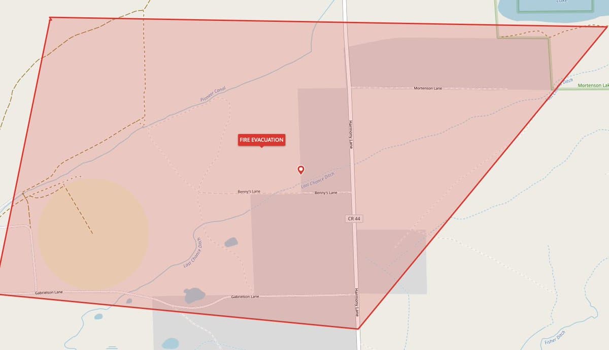 Brush Fire Southwest of Laramie Prompts Evacuations, Contained Same Day
