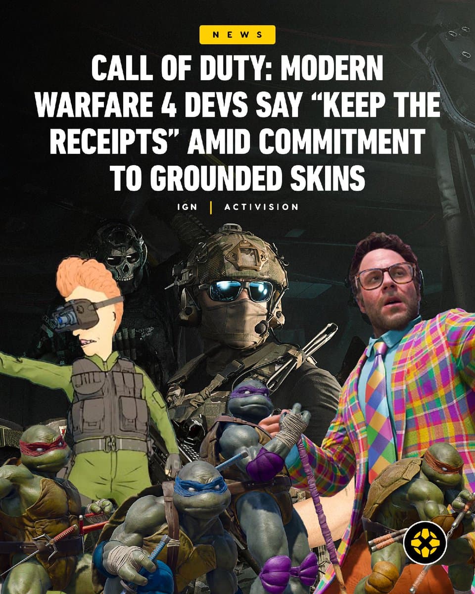 Modern Warfare 4 rules out goofy crossovers, promises grounded cosmetics