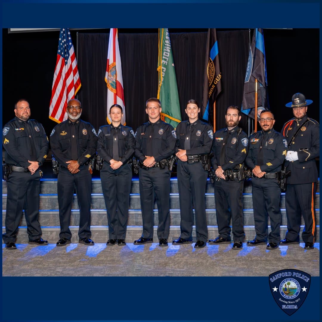 Three Sanford police cadets graduate sheriff's academy, join force