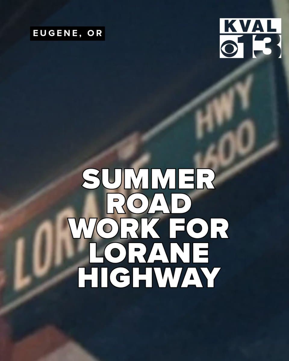 Lane County road work on Lorane Highway to delay drivers this summer