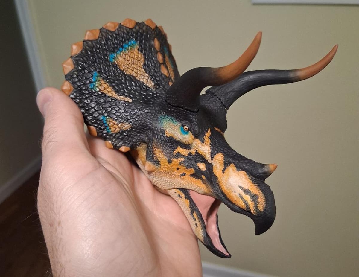 Creative Beast Studio reveals WIP paint job for BotM Triceratops 2.0