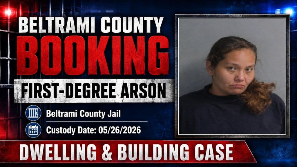 Beltrami County woman booked on arson charges after mobile home fire