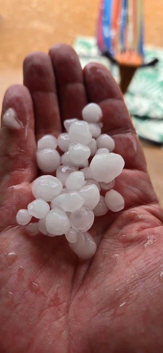 Rio Rancho residents urged to stay alert as hail hits Northern Meadows