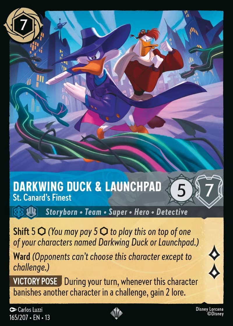Darkwing Duck joins Disney Lorcana's Attack of the Vine expansion