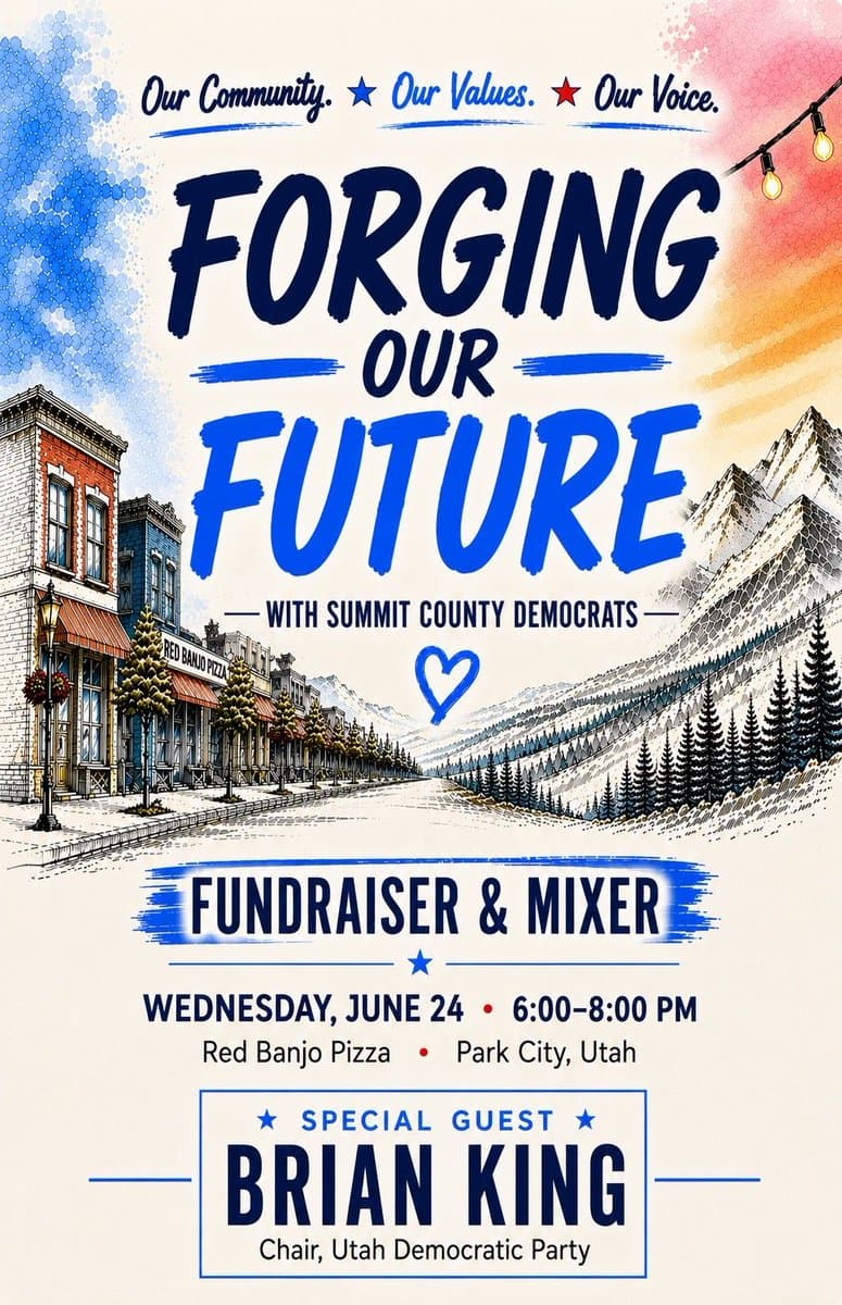 Summit County Democrats to launch 2026 election plan with Park City fundraiser
