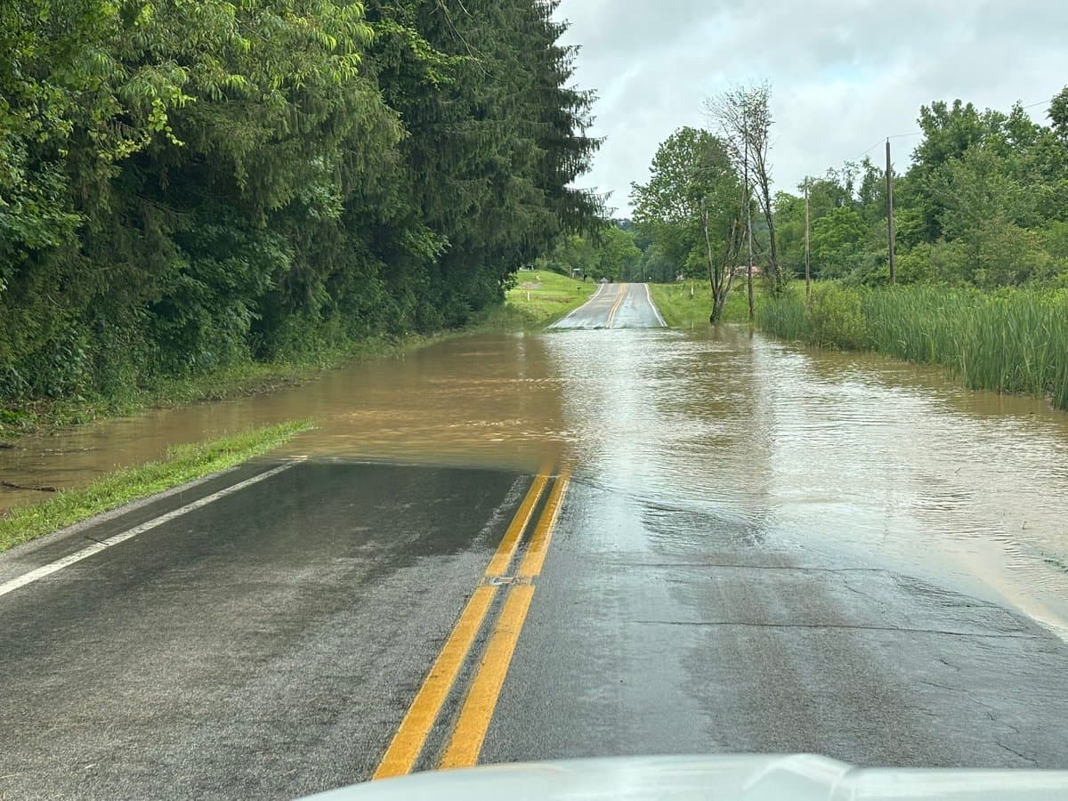 Flash flooding closes U.S. 50, SR 683 in Vinton County