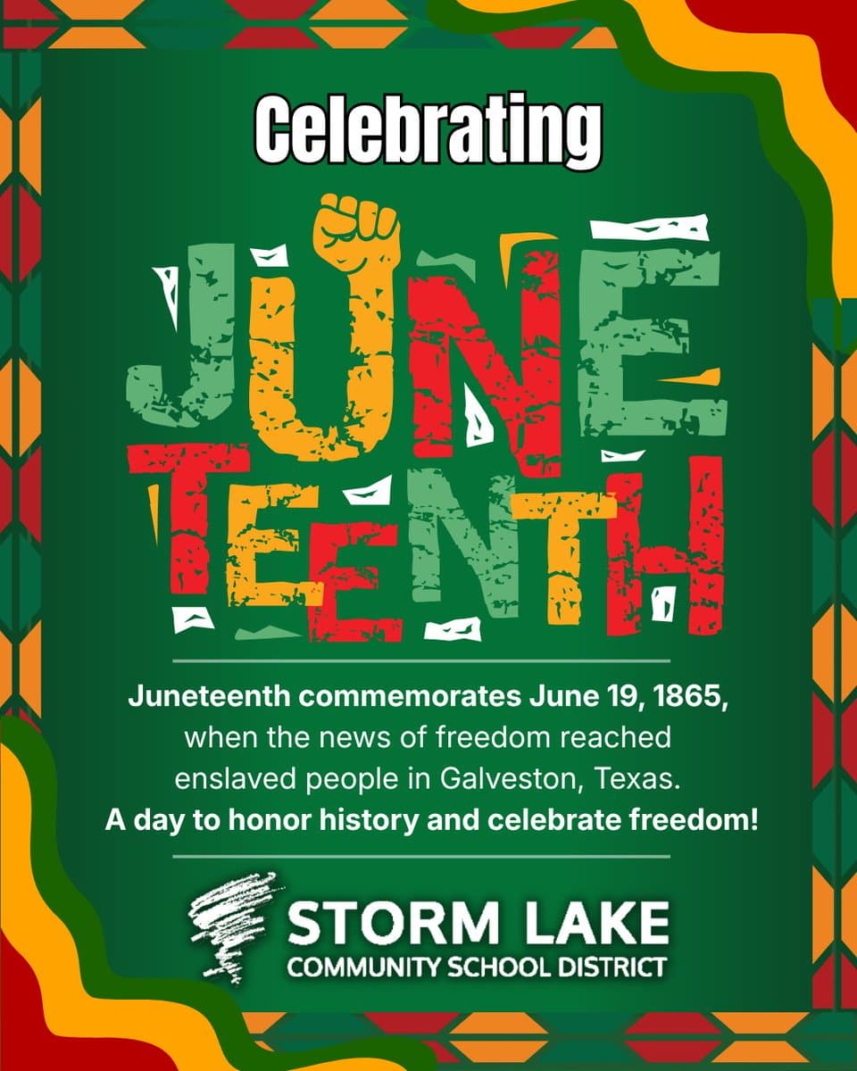 Storm Lake schools mark Juneteenth with educational resources and history lesson