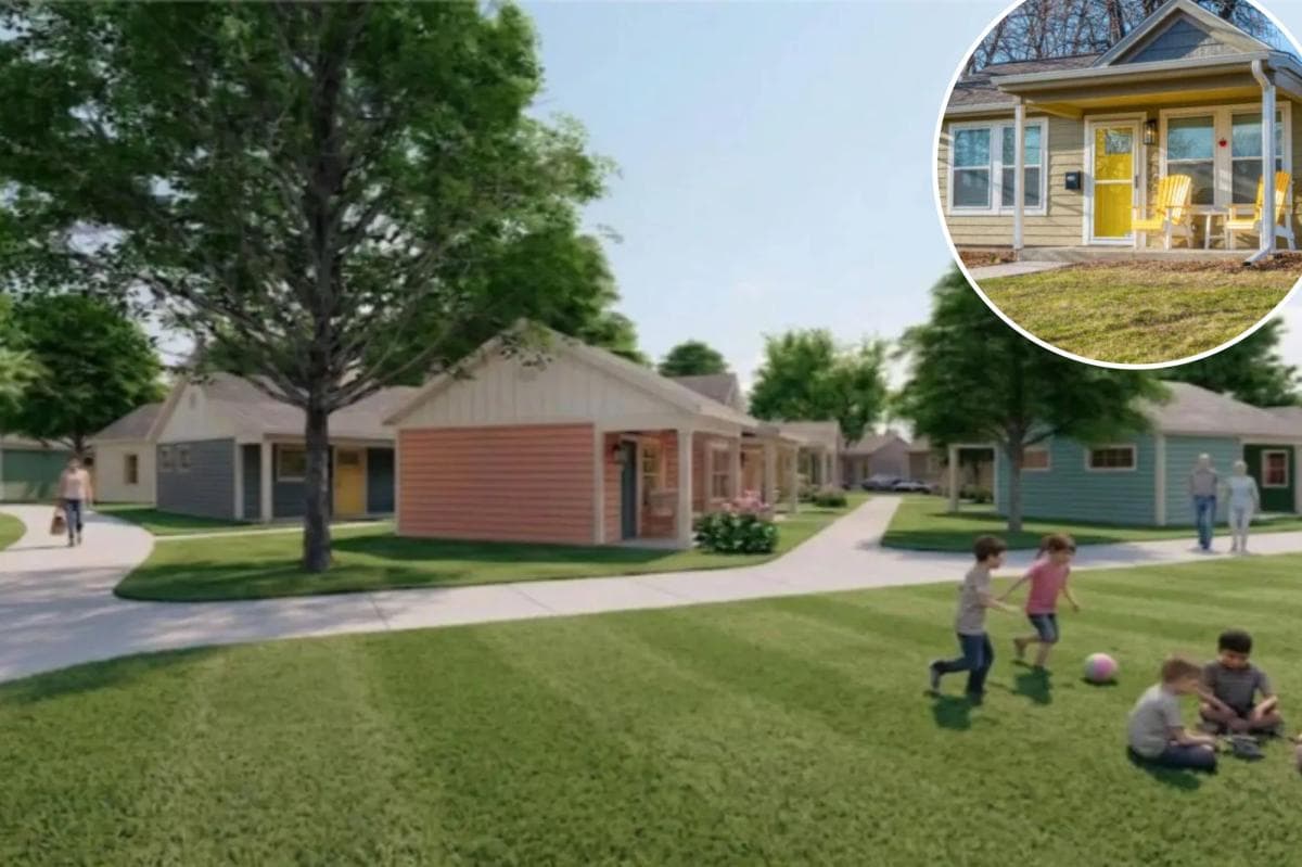 Des Moines tiny home village offers $300 rent and free healthcare