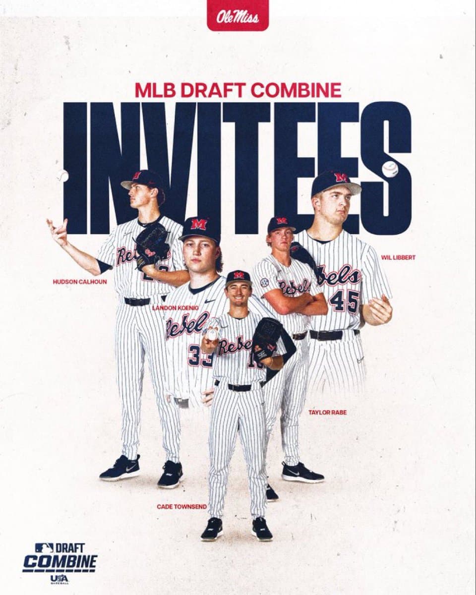 Five Ole Miss pitchers head to MLB Draft Combine in Phoenix