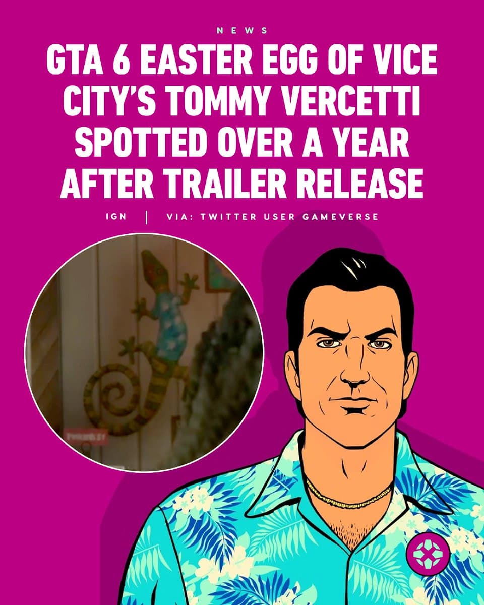 Fans spot Tommy Vercetti Easter egg in GTA 6 trailer 2