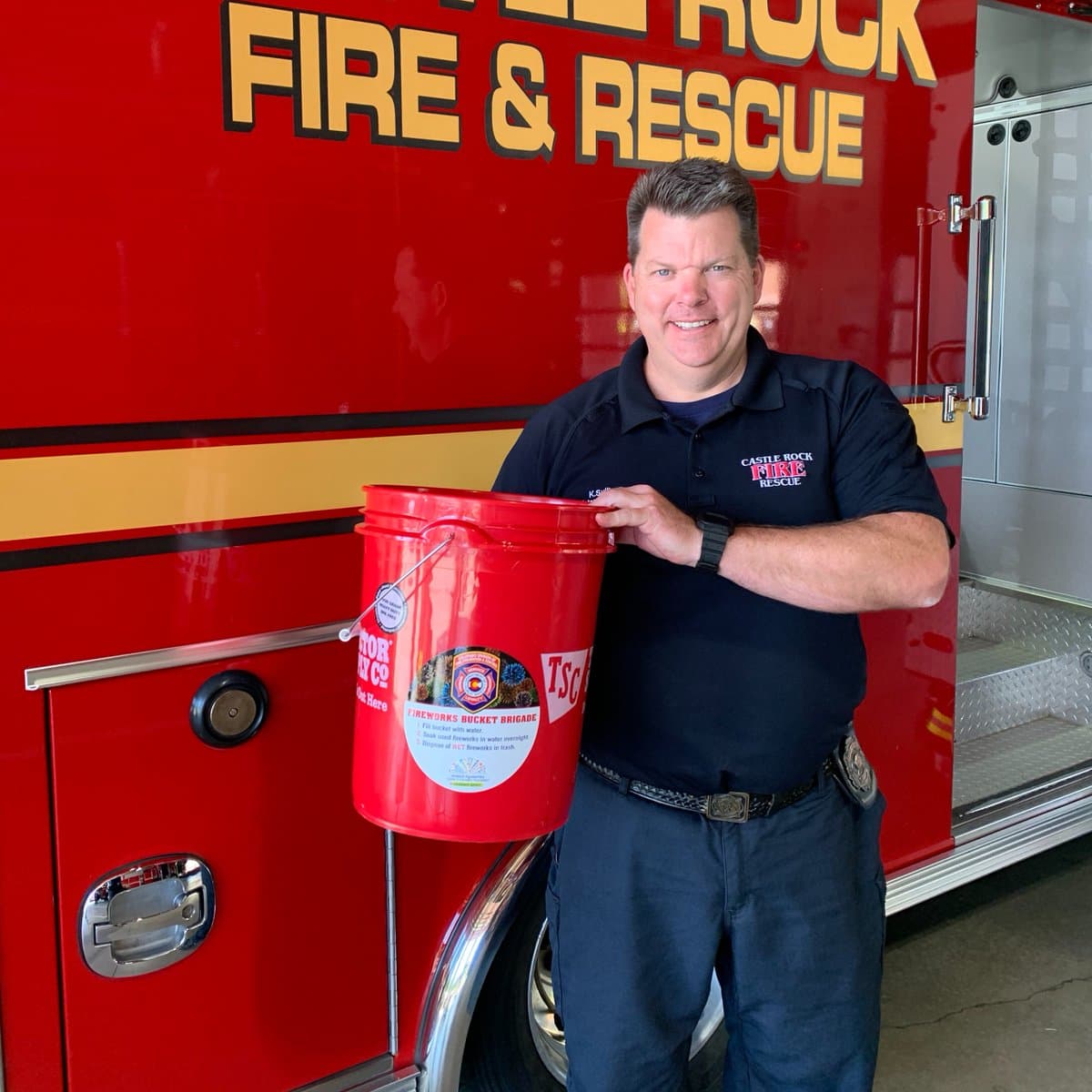 Castle Rock hands out fireworks disposal buckets ahead of July 4
