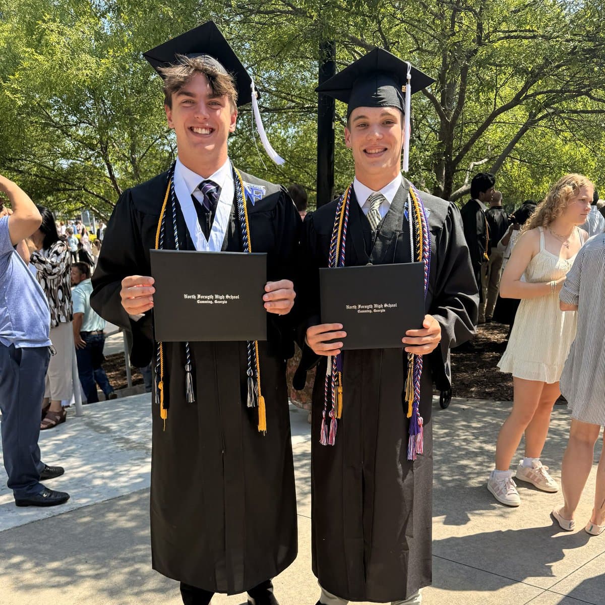 North Forsyth friends head to Army and Navy academies