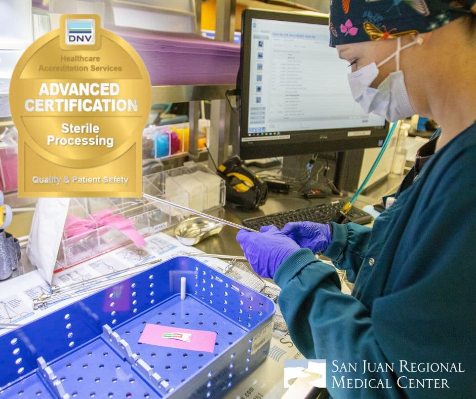 San Juan Regional Medical Center earns New Mexico's first DNV sterile certification