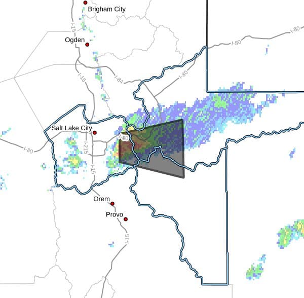 Severe thunderstorm warning hits Summit County with 60 mph winds, hail