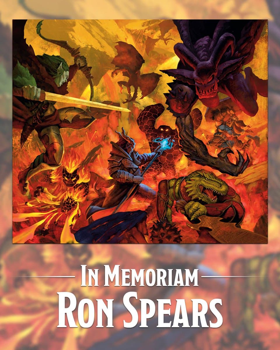 Wizards of the Coast honors Ron Spears, artist behind D&D worlds